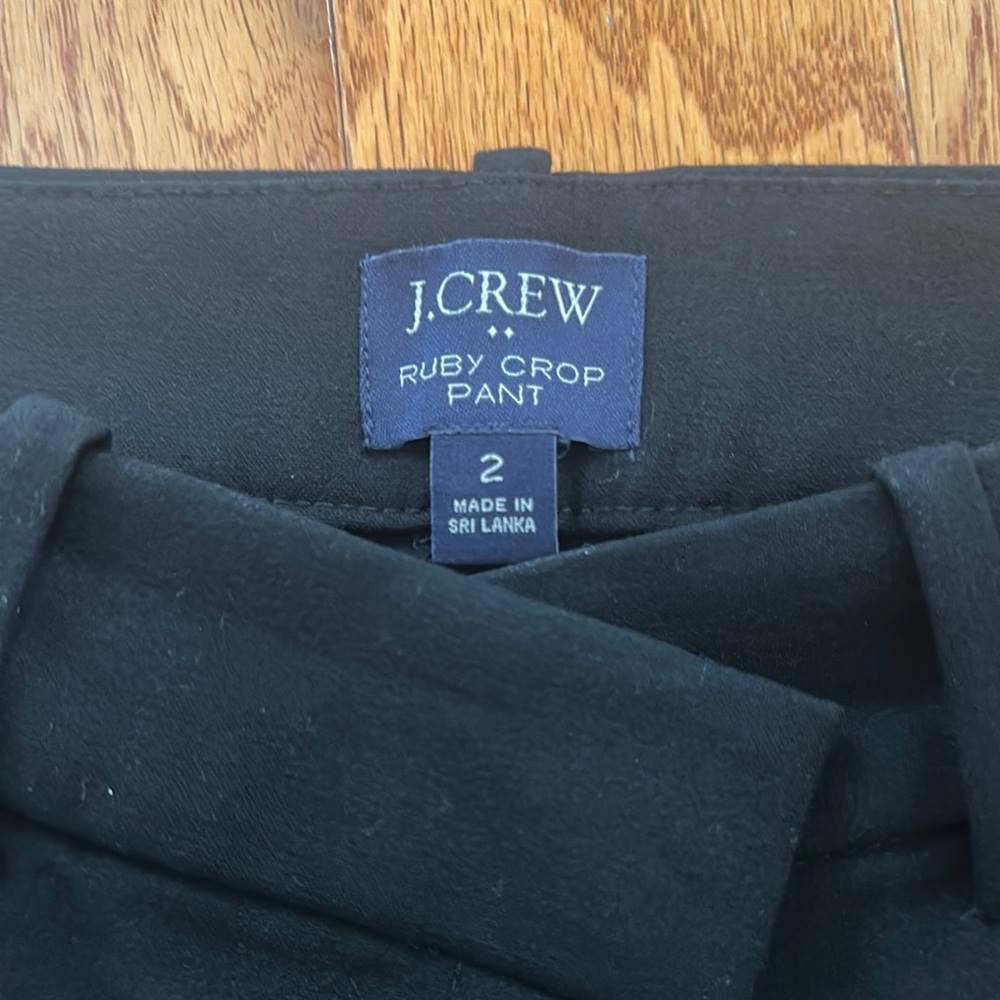 Jcrew Ruby Cropped Pants Size 3 - image 2